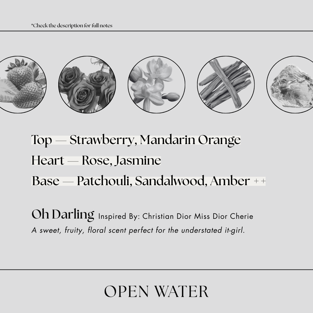 Christian Dior Miss Dior Chérie inspired - Oh Darling Perfume Notes