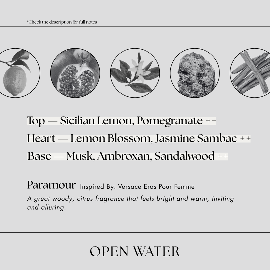 Versace Eros Pour Femme inspired - Paramour Perfume with citrus and musk notes