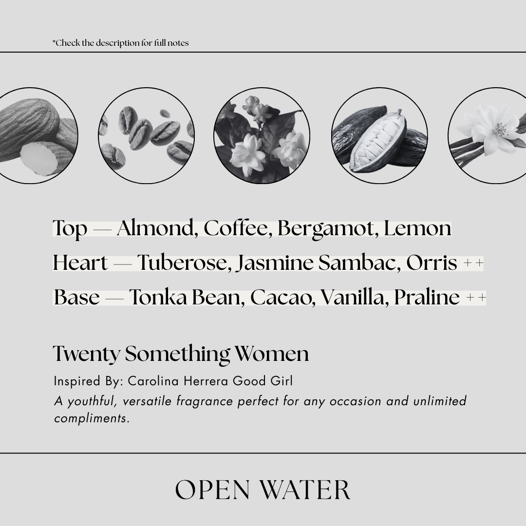 Carolina Herrera Good Girl inspired - Twenty Something Women Perfume 100ml notes